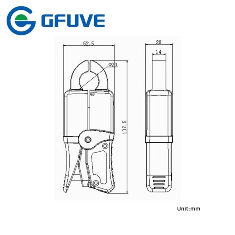 GFUVE XQ20 200A Clamp On AC Current Probe High Accuracy For Electric Meter Testing